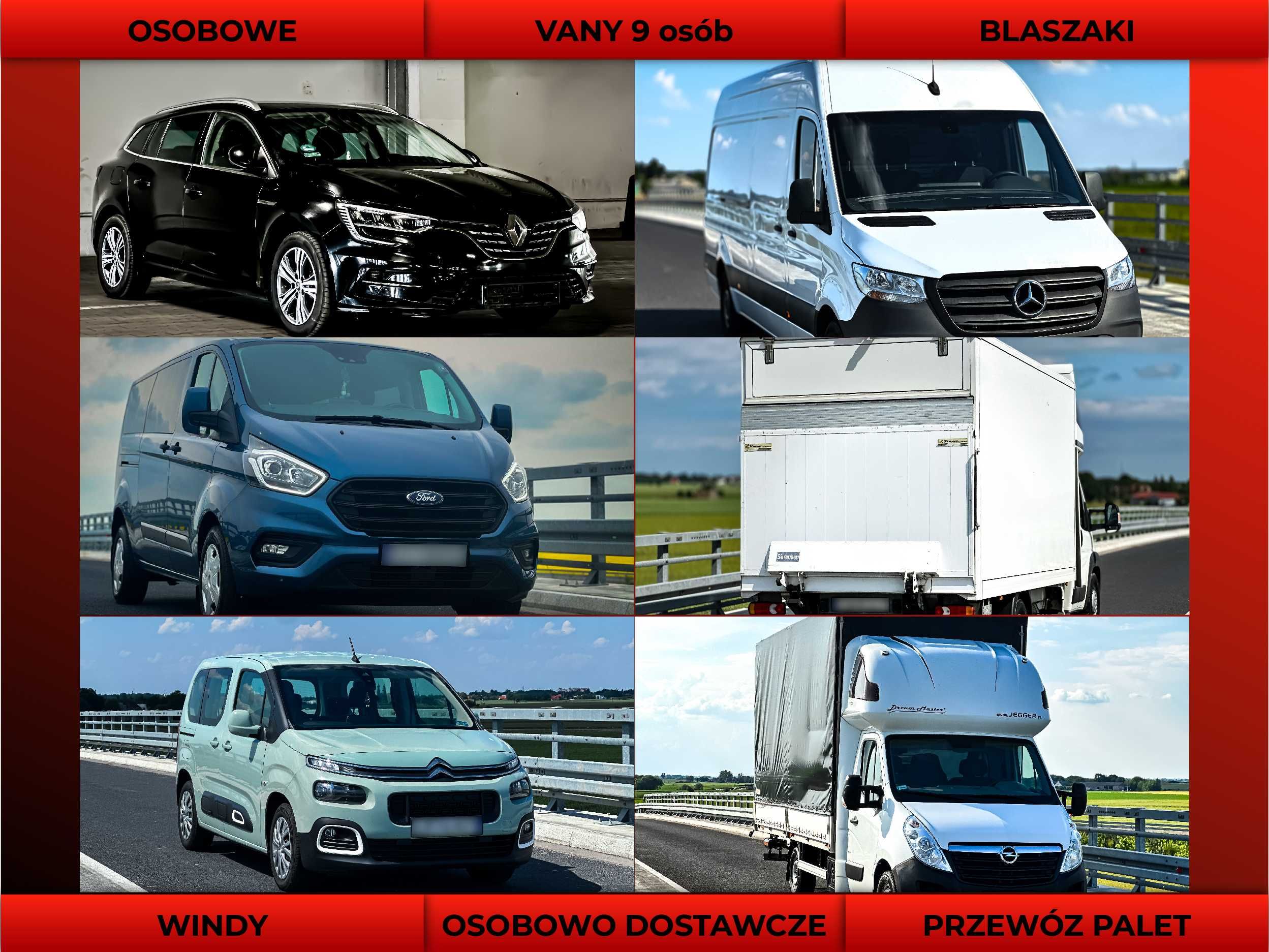 TANIO wynajem busów brygadowych/dostawczych Fiat Ducato