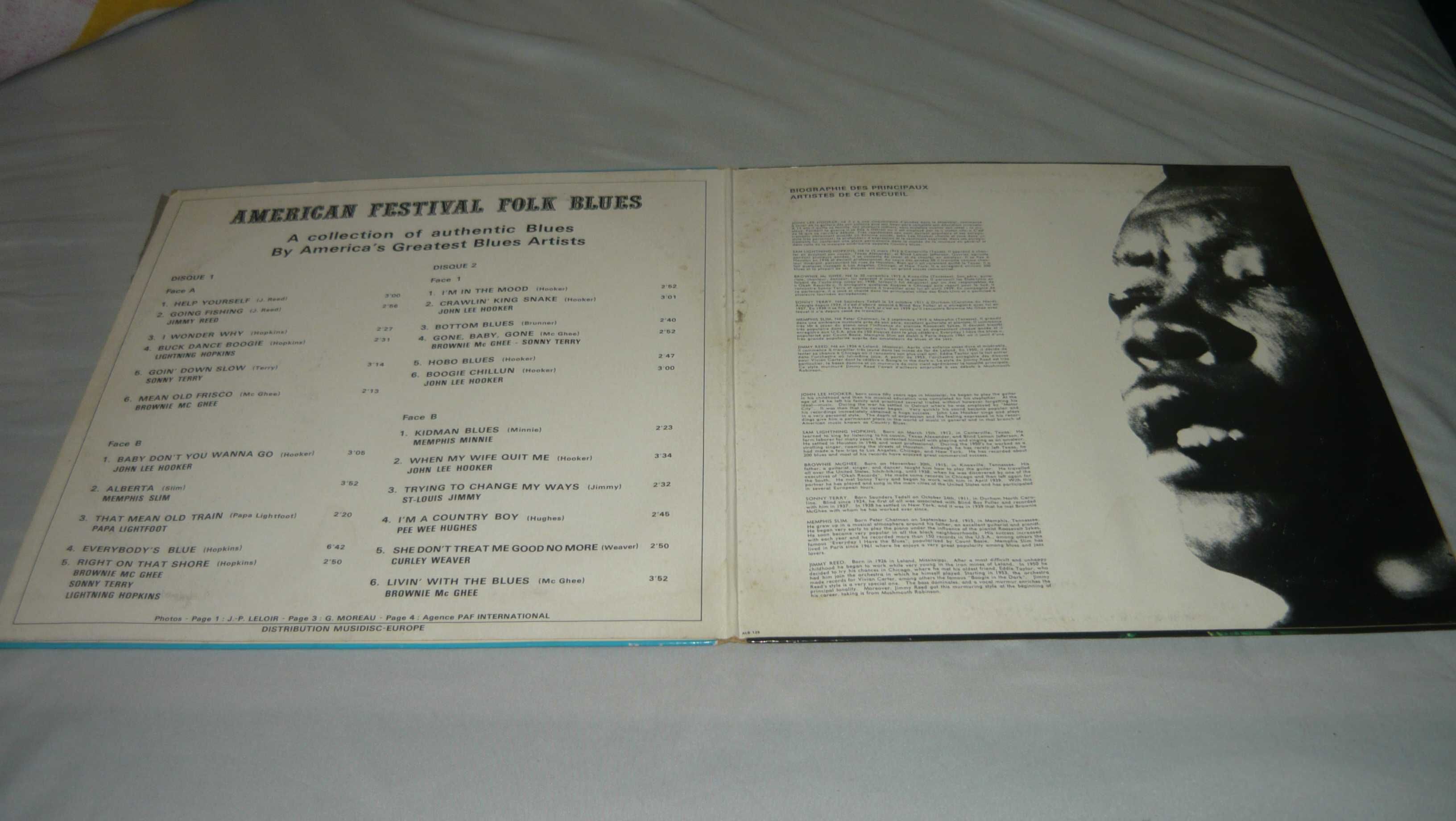 American Festival Folk Blues 2 lp