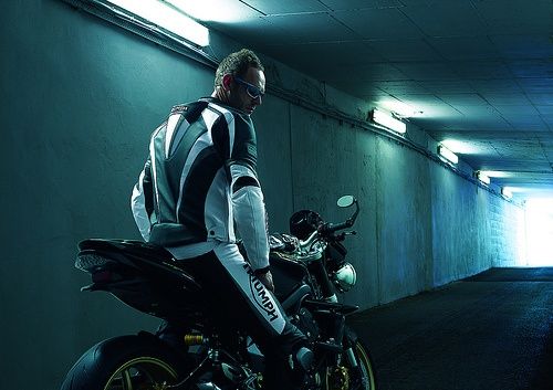 Blusão Triumph Cobra em pele "S" novo com etiqueta