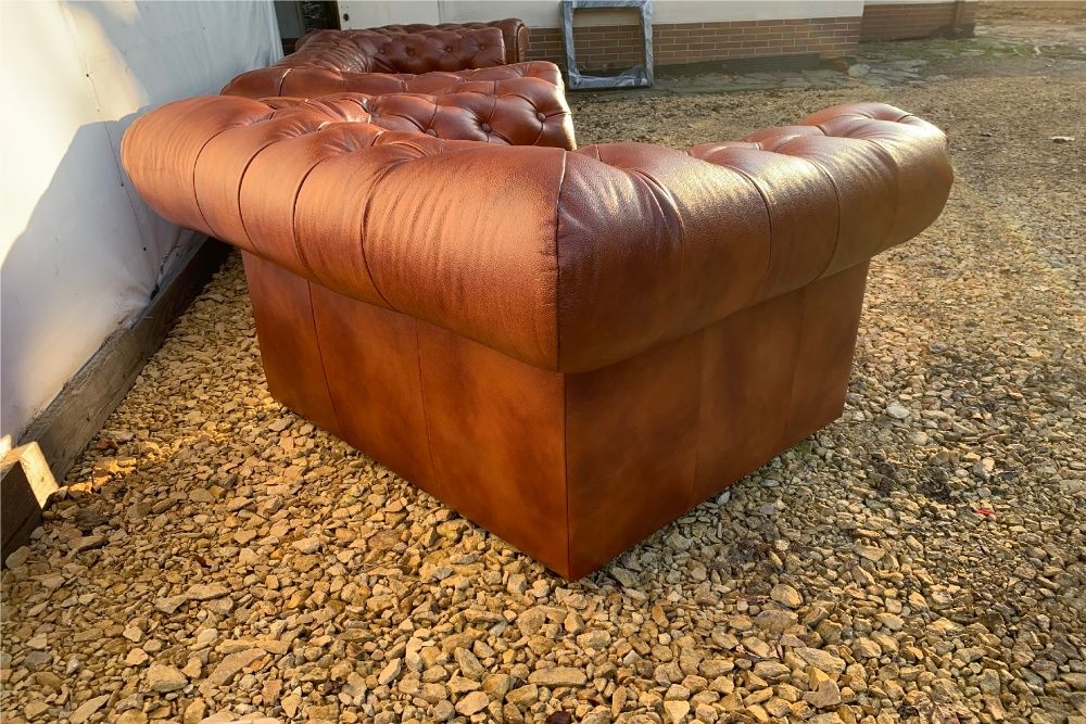Sofa Chesterfield 3 osobowa Funkcja spania