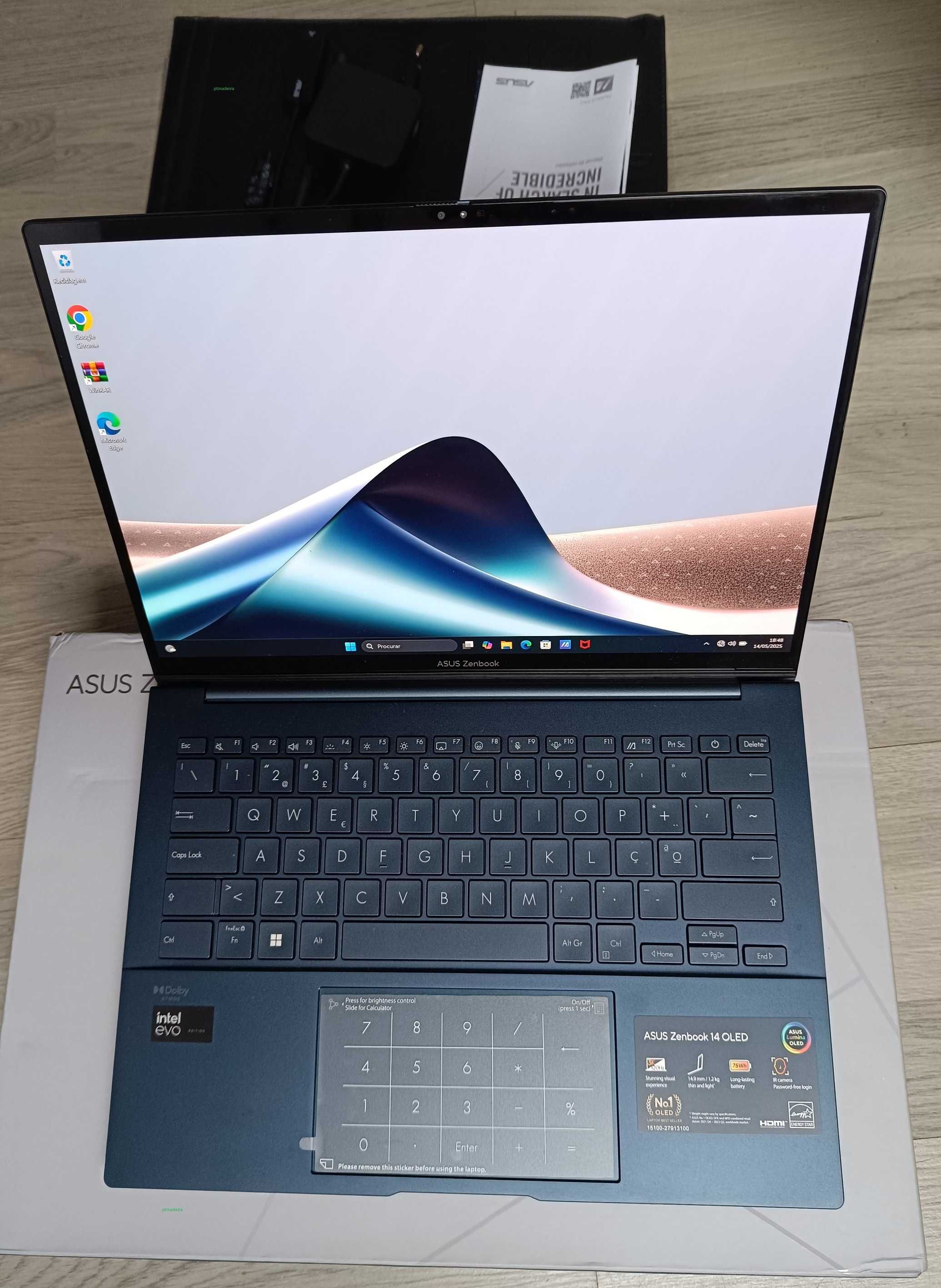 ASUS Ecrã TÁTIL Intel Ultra 9 c Garantia na Cx