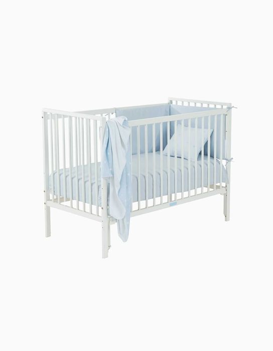 Cama Berço Branca + Colchão Ortopédico 120x60cm Zy Baby (Zippy)