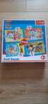 Puzzle Psi Patrol 4 układanki duże elementy 3+