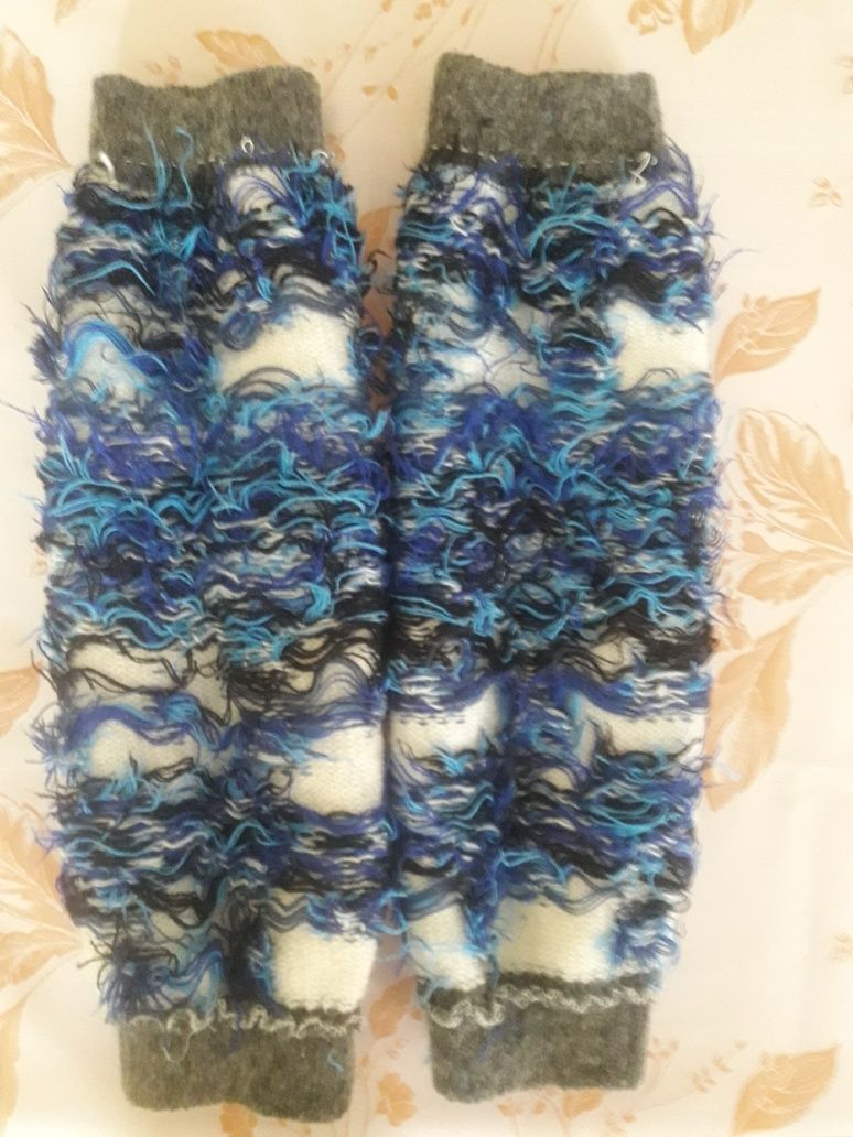 Nowe getry, ocieplacze na nogi, dług. 39 cm.