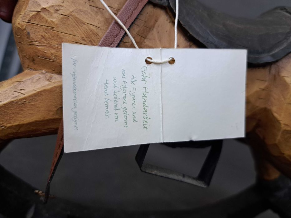 Koń na biegunach, figura, ręcznie wykonana