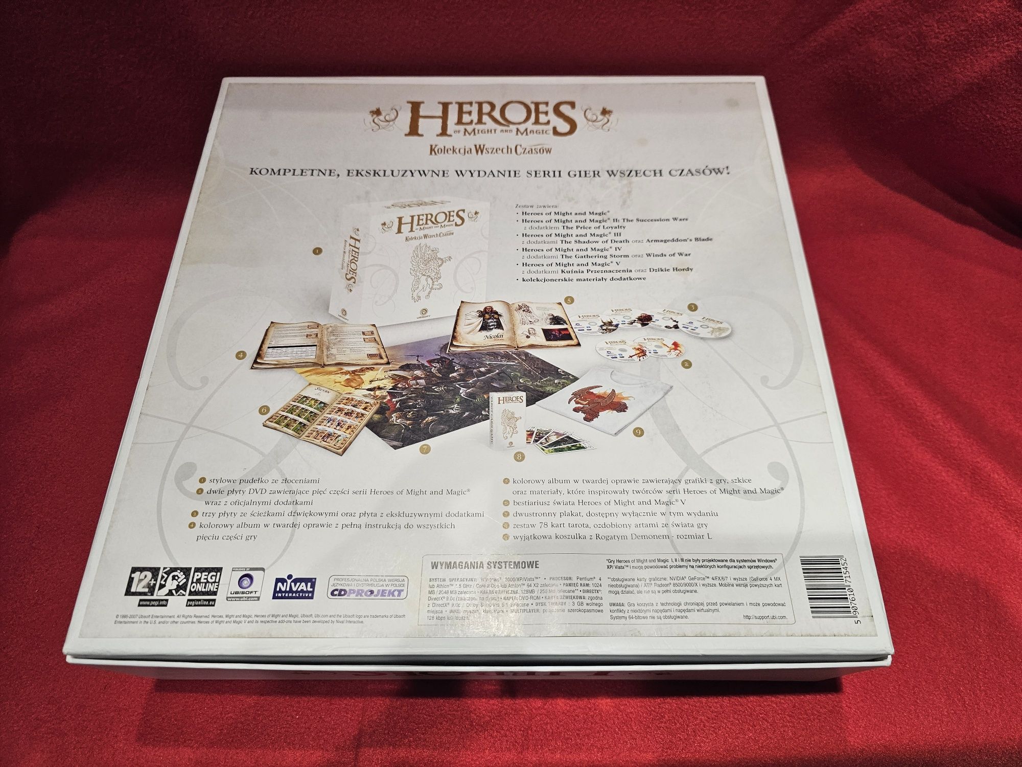 Heroes of might & magic 1-5 wersja kolekcjonerska pl