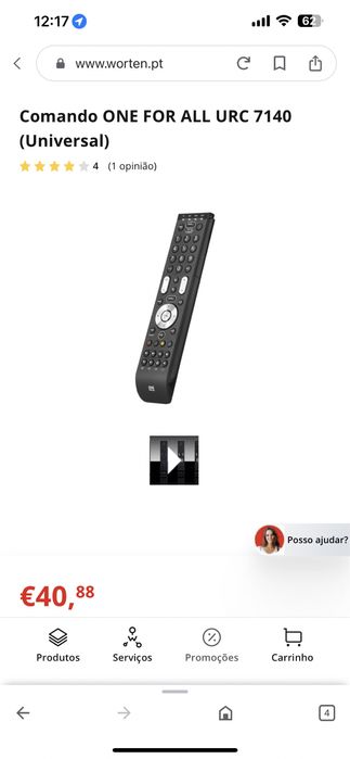 One for All URC 7140 Remote Control (Universal)64286497269633121