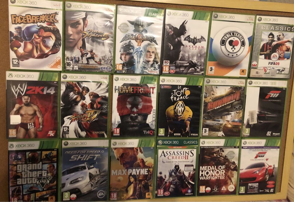 18 gier na xbox 360!!