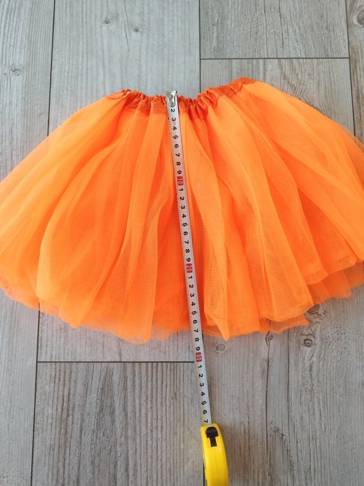 3/4lata 98/104 cm Pomarańczowa spódniczka tiulowa, haloveen