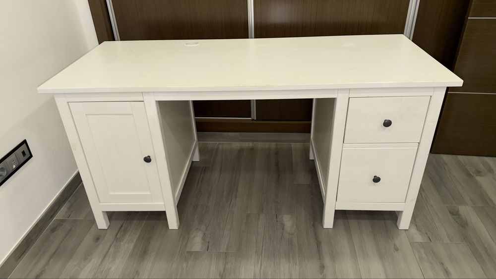 Secretária branca 155x65 cm