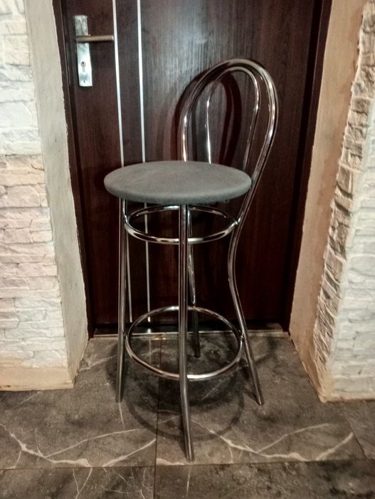 Krzesła barowe 6 sztuk hokery hoker barowy