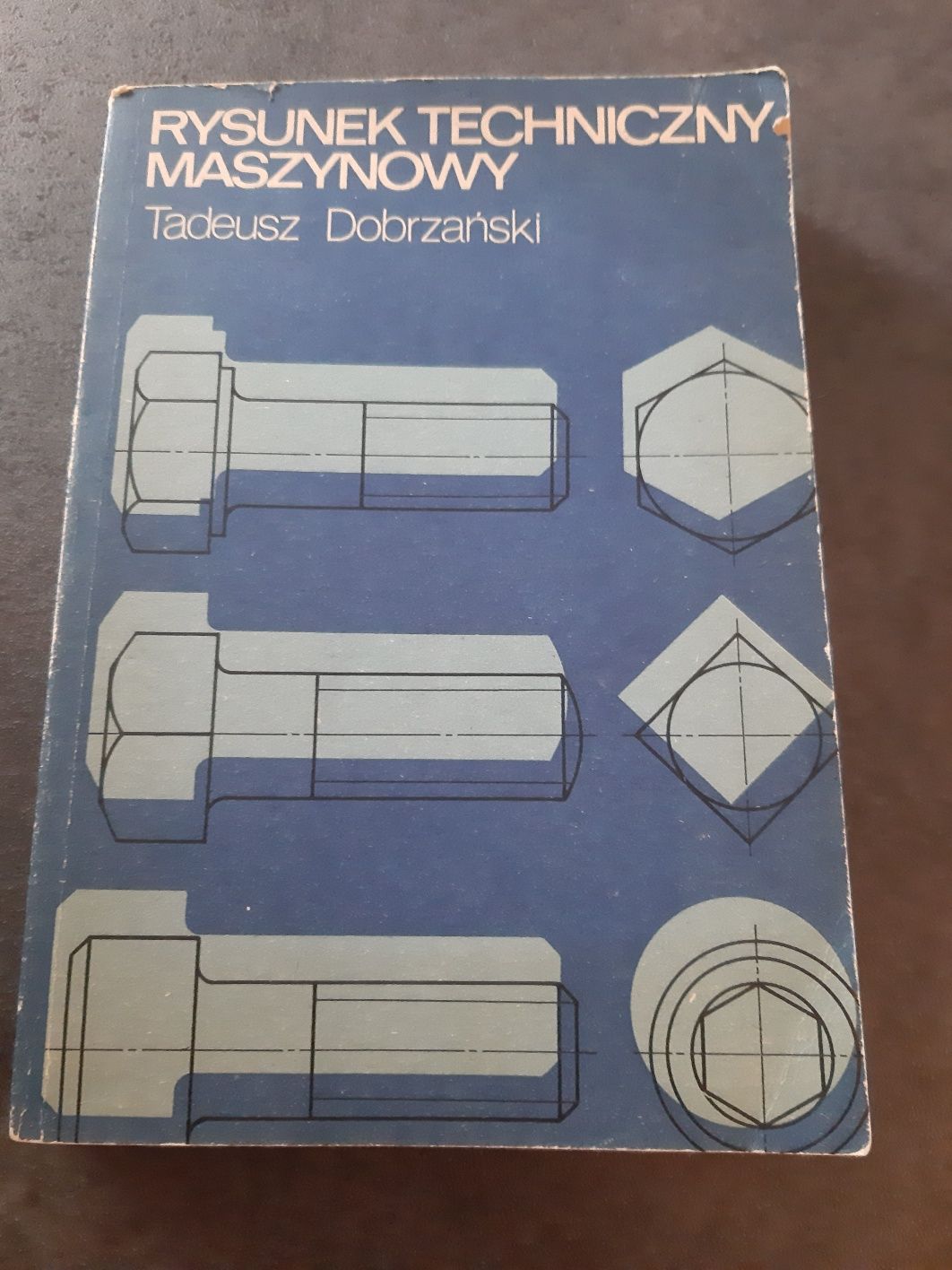 Książka rysunek techniczny T. Dobrzański prl vintage kolekcja home sta