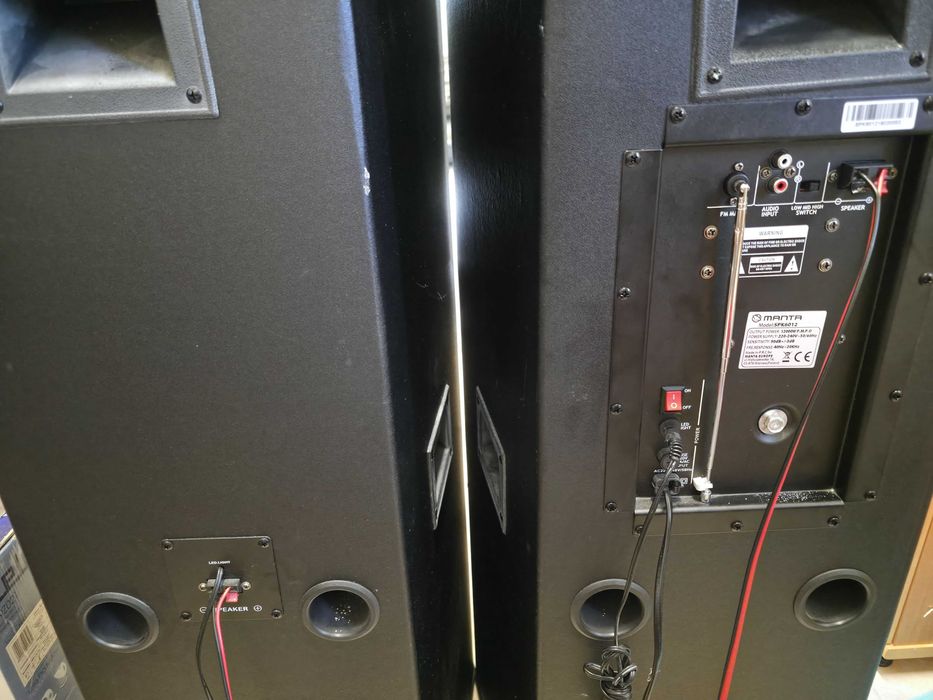 Głośniki karaoke MANTA SPK 6012 FOBOS POWER AUDIO - na sylwestra