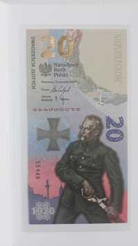 20 zł. Bitwa Warszawska banknot plus folder