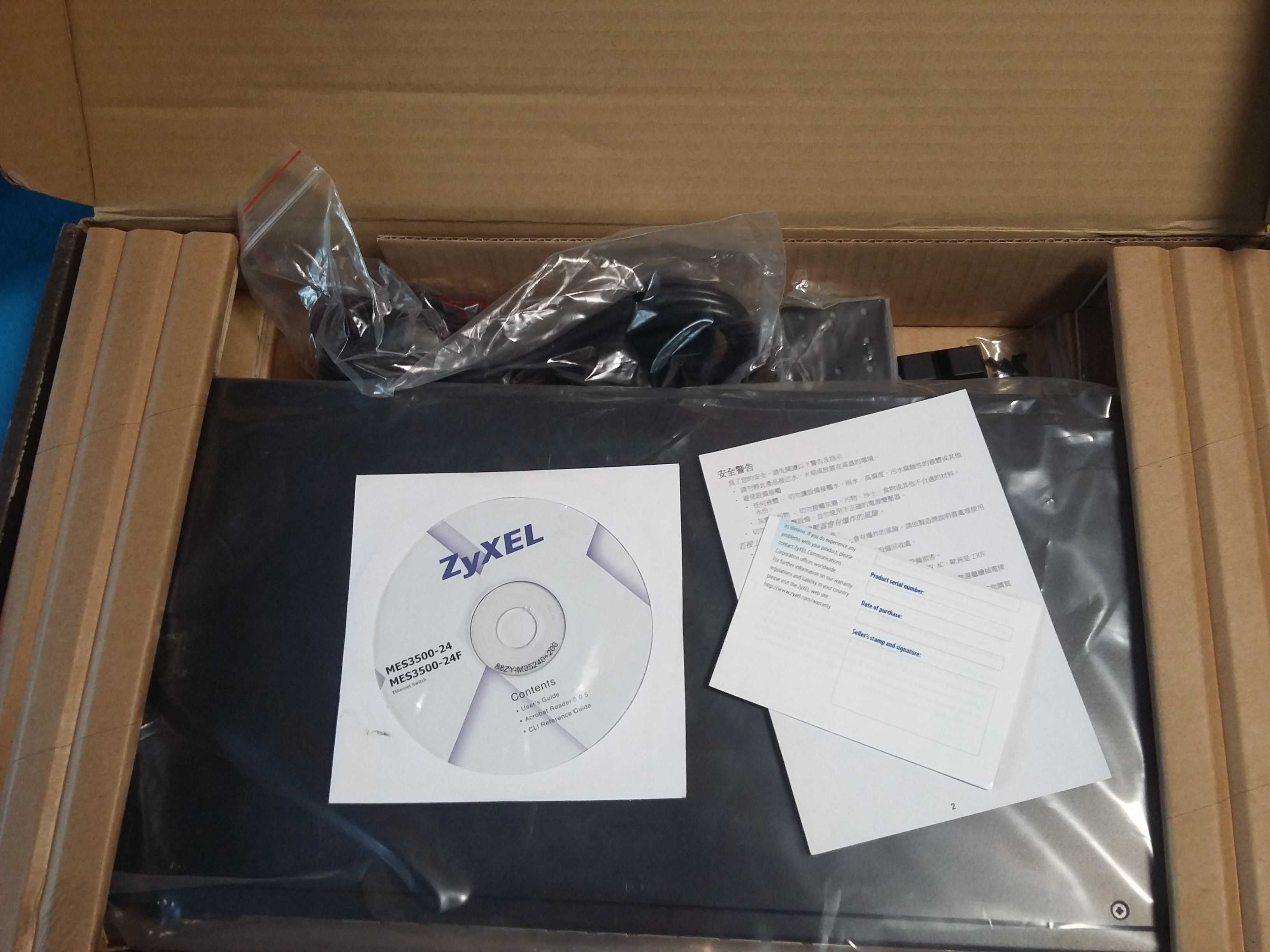 Коммутатор Zyxel MES3500-24 - EU01V1F Свитч Switch Ethernet