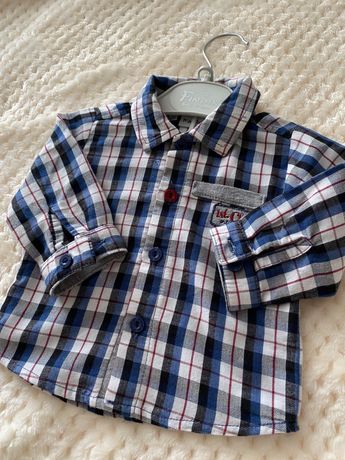 Рубашка на хлопчика,0-3місяці,одягнута 1 раз,ціна 100грн