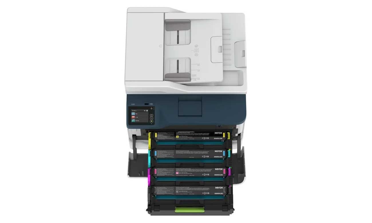 Кольоровий лазерний принтер XEROX C235. (принтер+ксерокс+сканер)