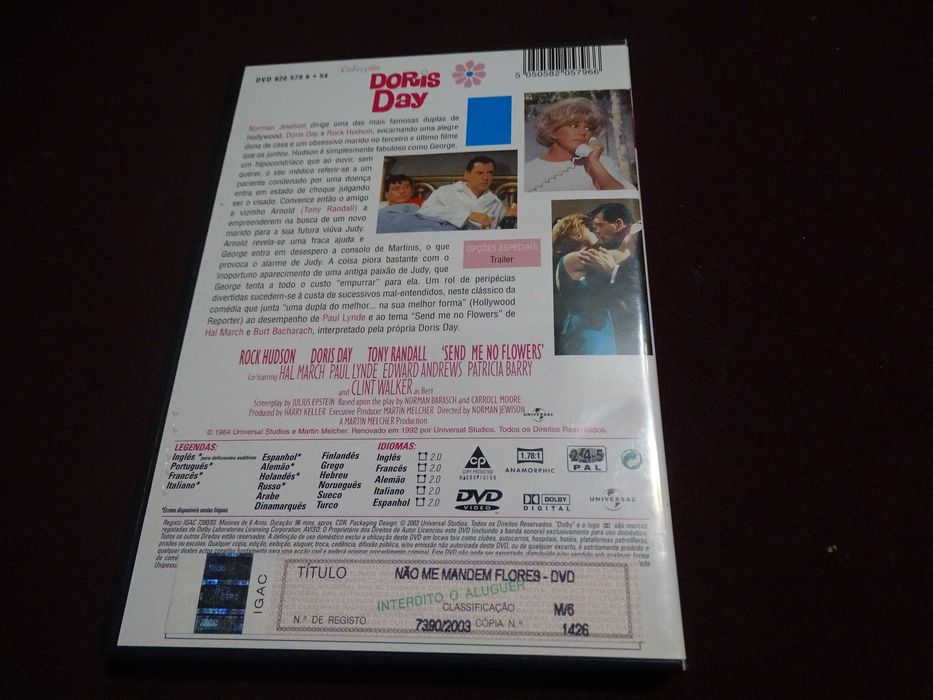 DVD-Não me mandem flores-Doris Day