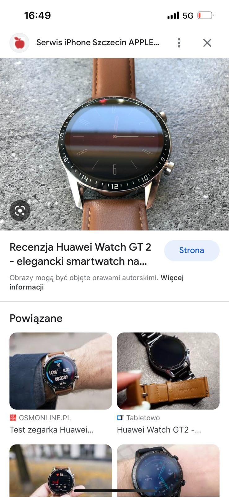 Zegarek męski Huawei Watch GT 2