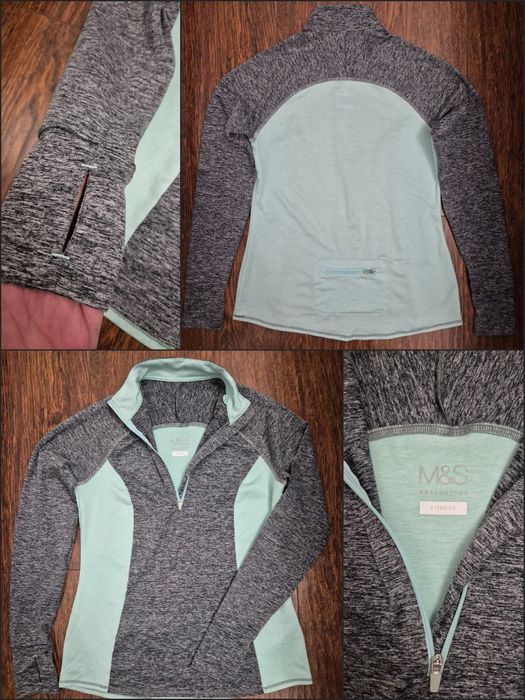 M&S damska bluzka treningowa na długi rękaw rozmiar 38