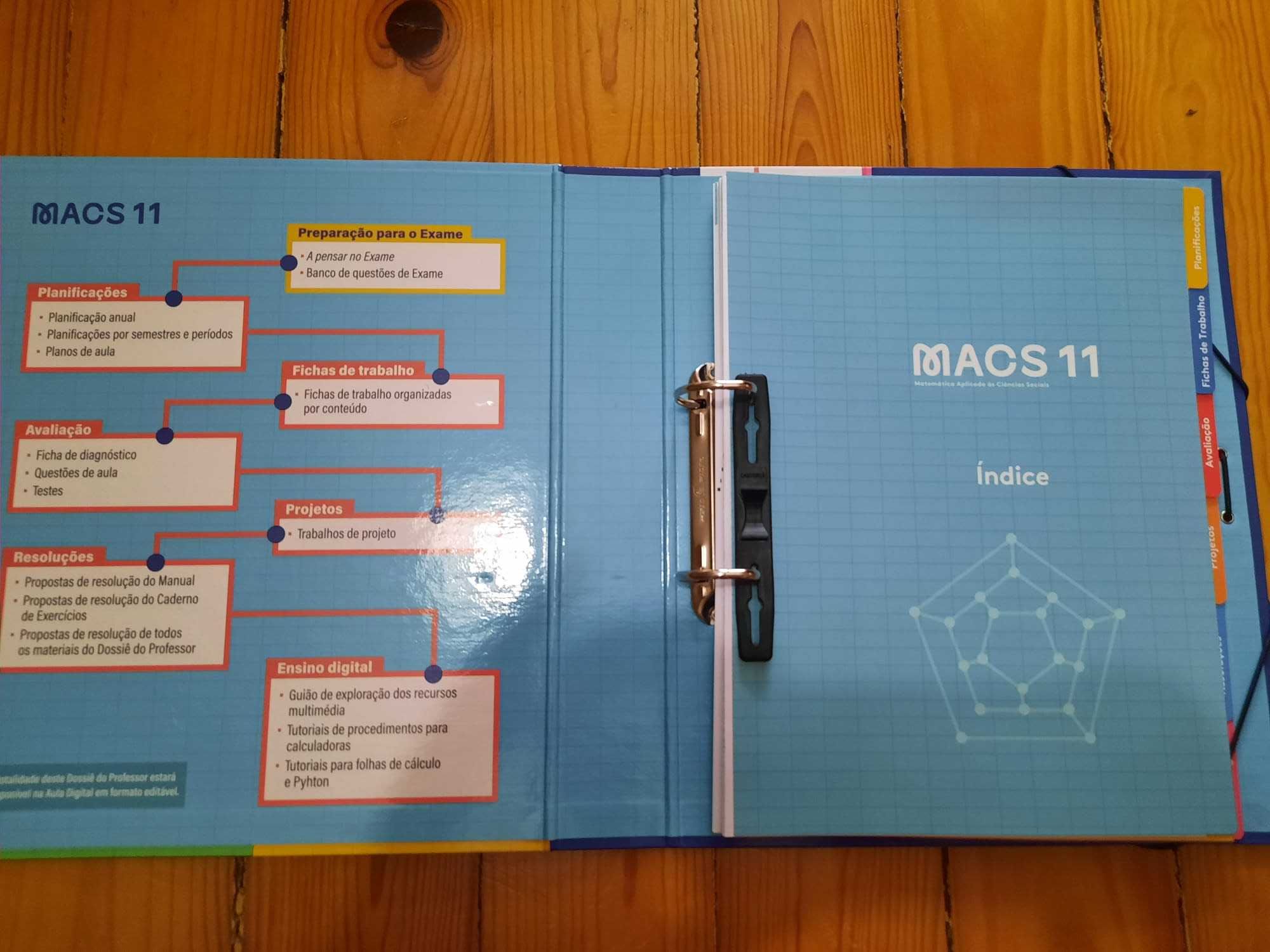 Manual escolar "MACS 11", Texto Editora