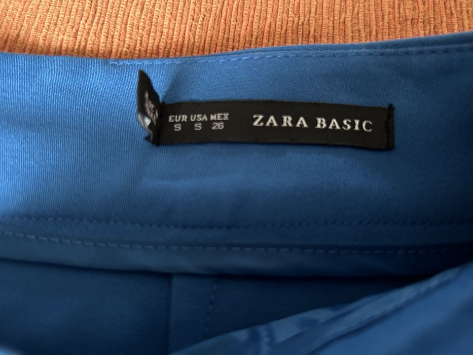 Saia azul Zara tamanho S