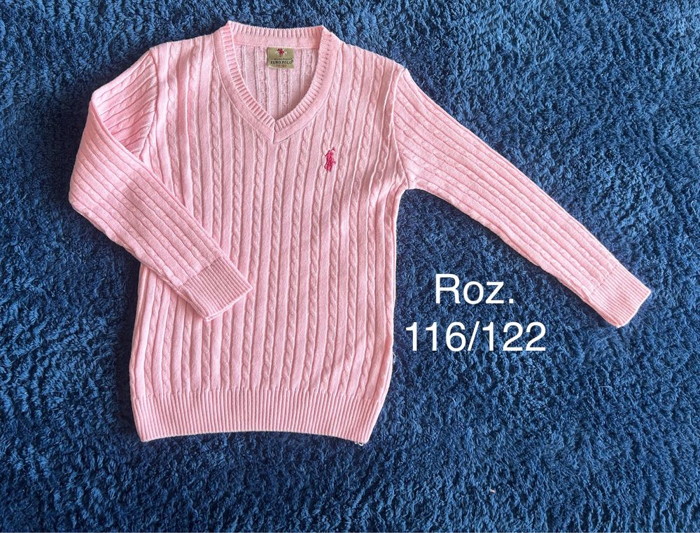 Sweterek dla dziewczynki Roz. 116/122