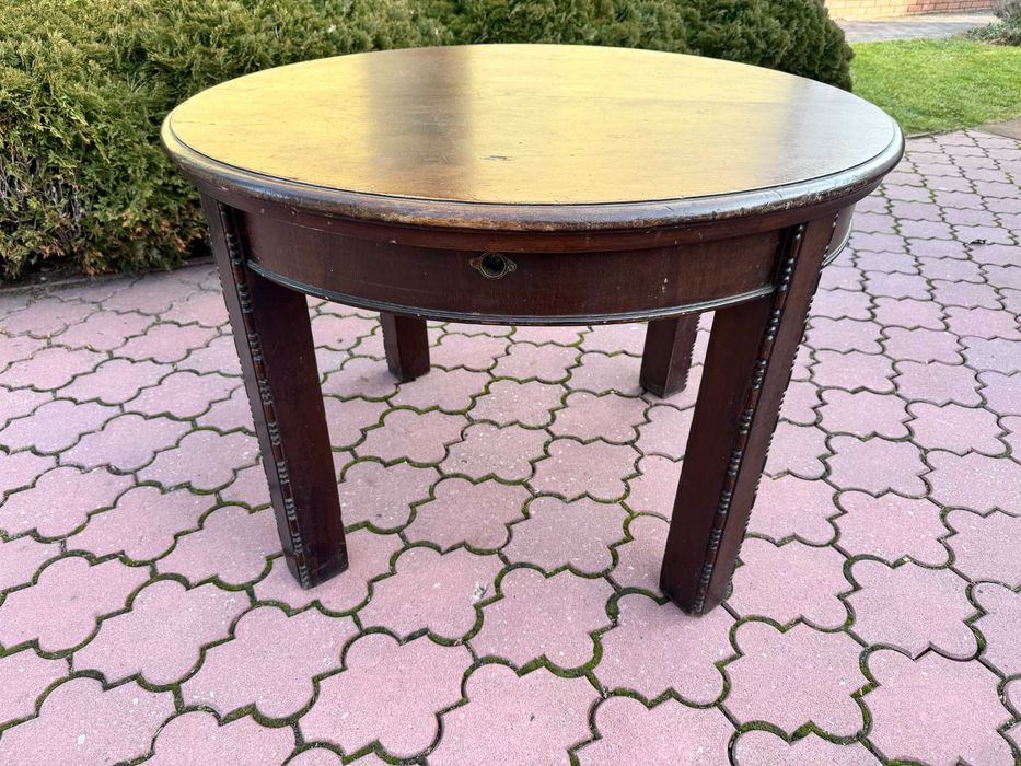 Stół drewniany ciemny duży mały rozkładany 4 nogi stolik komoda szafka