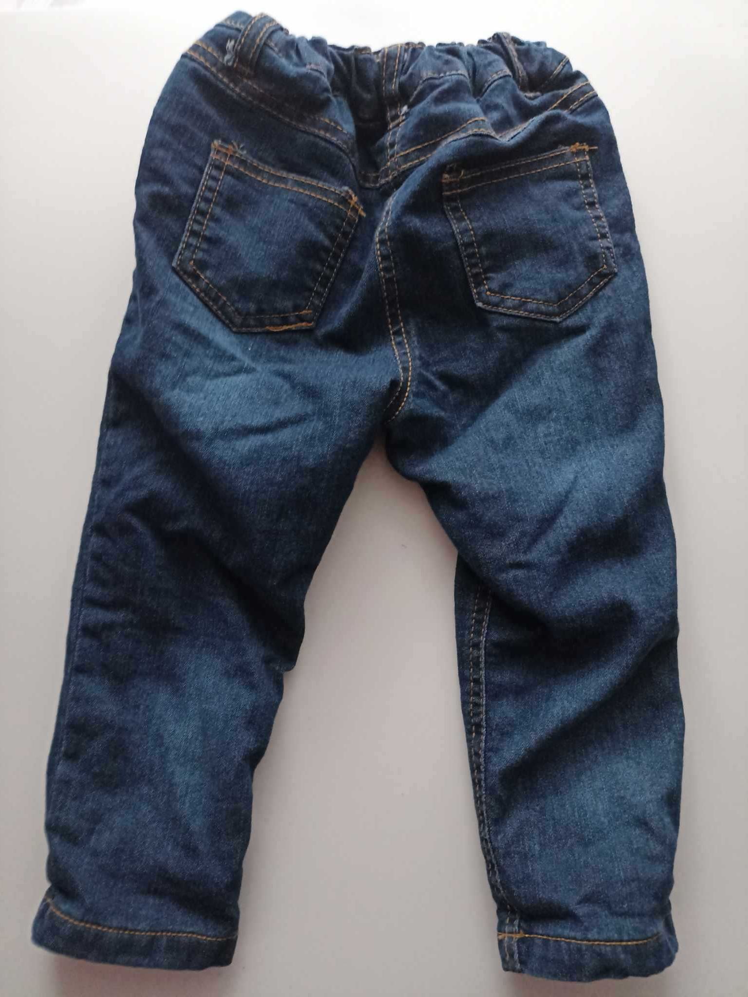 Spodnie jeansowe dla dziewczynki 86cm
