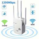 Wzmacniacz sygnału Wi-Fi 1200Mbps z antenami i trzema trybami pracy