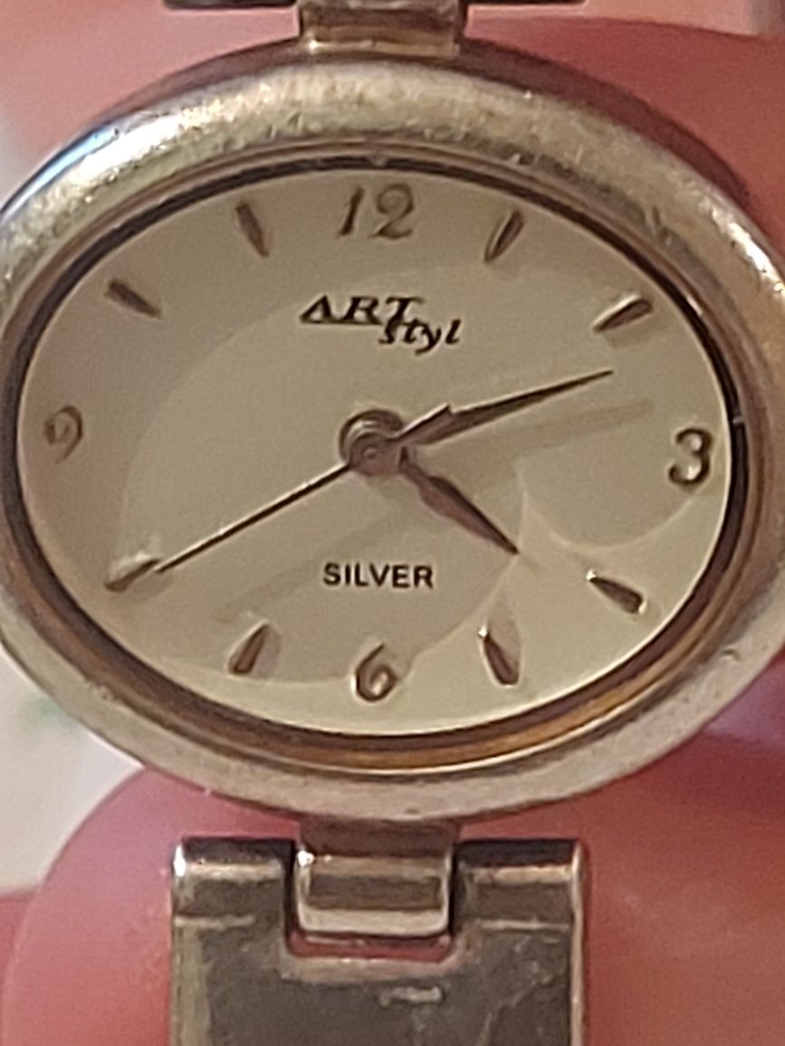 Srebrny zegarek 925