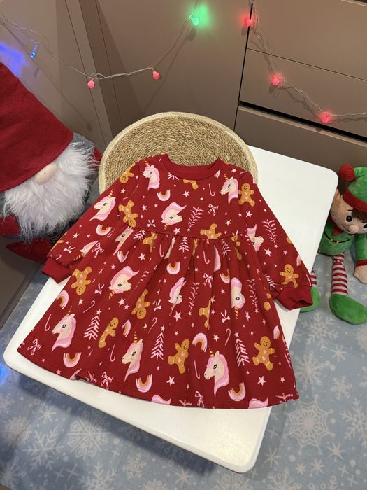 Новорічна сукня на флісі