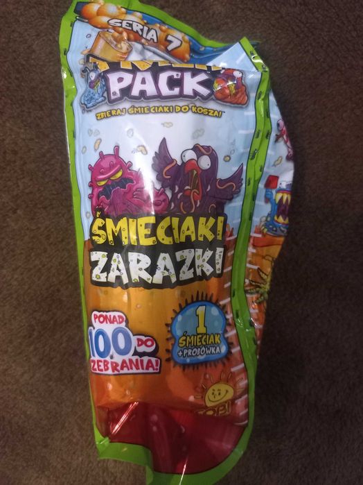Śmieciaki zarazki seria 7 .figurka w probówce