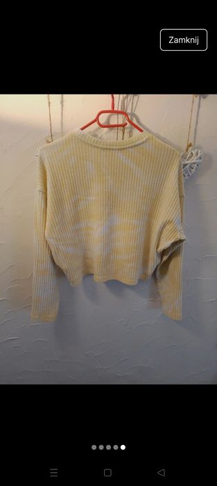 Żółty sweter/ bluza żółta HM 140/146/152