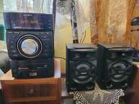 Wieża sony genzi philips Samsung AEG radio CD USB