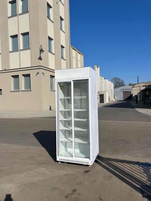 Witryna chłodnicza 85cm  przesuwna na napoje, nabiał | Gwarancja