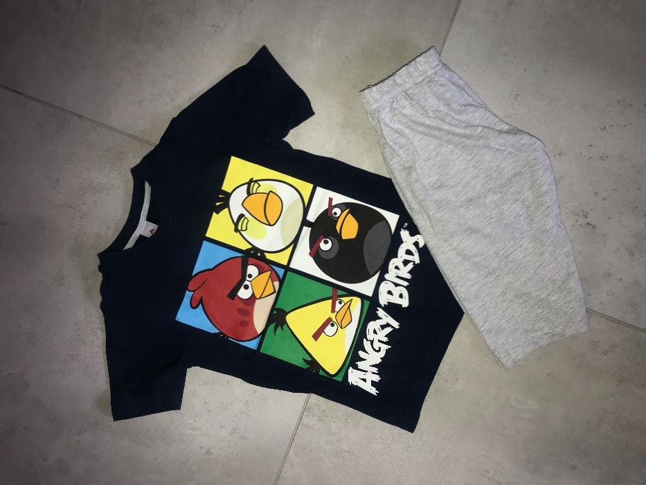 H&M piżamka dla chłopca Angry Birds 110/116 4-6 lat