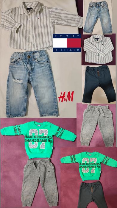 Дитячі речі (Tommy Hilfiger, H&M) на 9-12 місяців в ідеальному стані