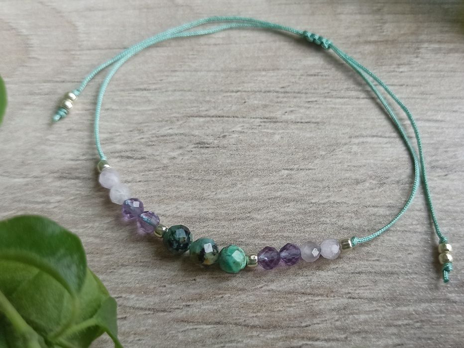 Skorpion bransoletka na szczęście, kamienie amulet