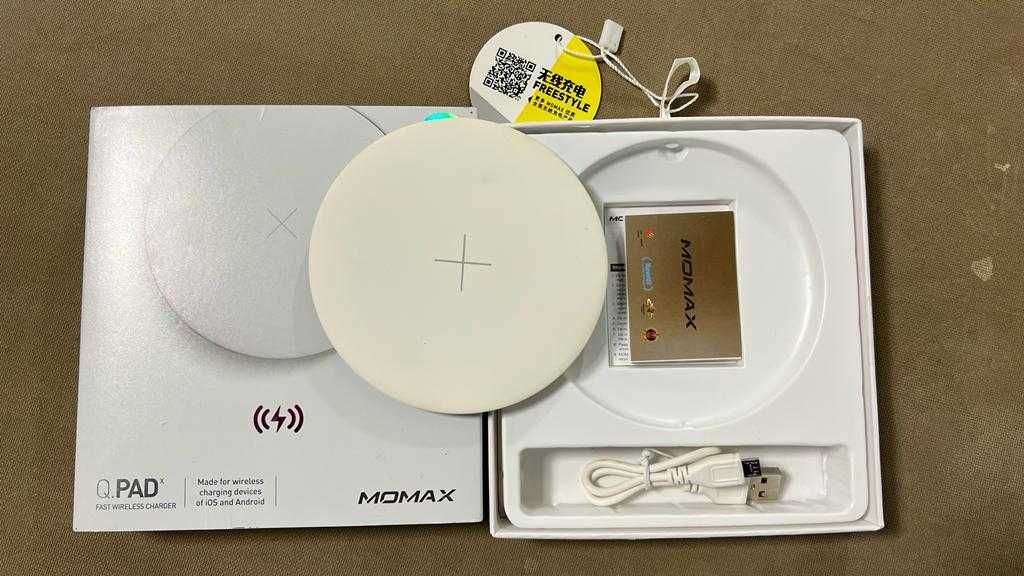 Бездротова зарядка Momax UD6 Q Pad X Fast Wireless Chandger 2А 10W