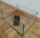 Akwarium z półką dla żółwia 40x31x18