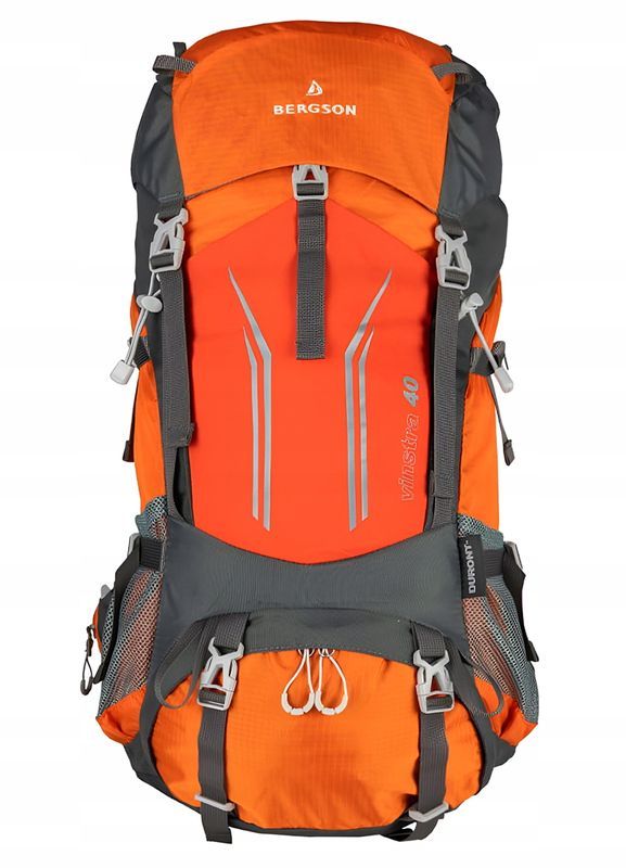 Oddychający Markowy Plecak Trekkingowy Bergson Vinstra 40l | Pomarańcz