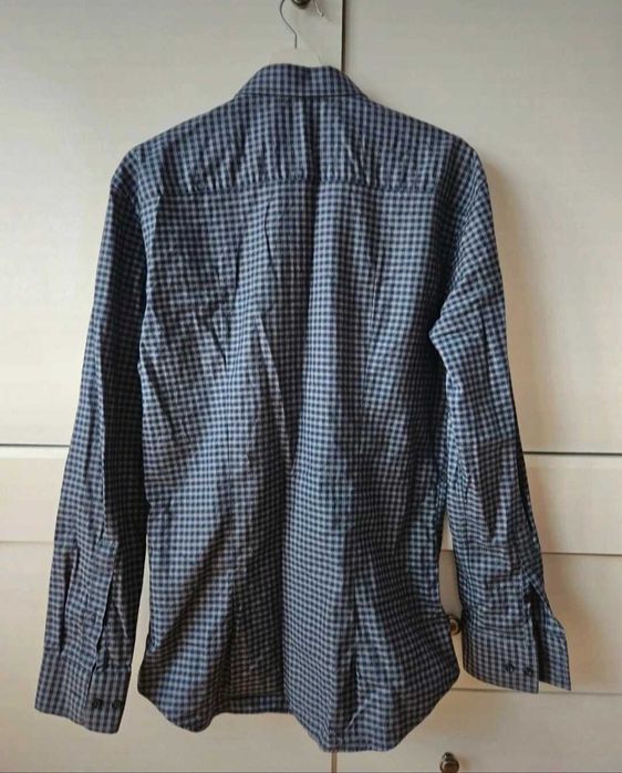 Koszula w kratę bawelna egipska