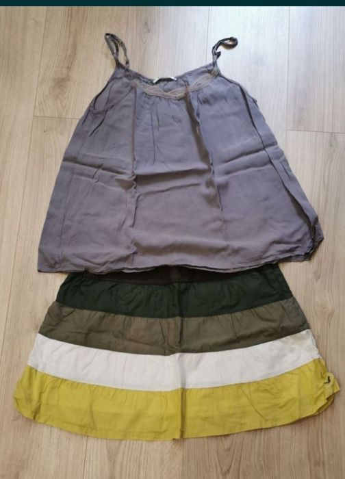 Abercrombie& Fitch letnia spódniczka rozmiar M + bluzeczka