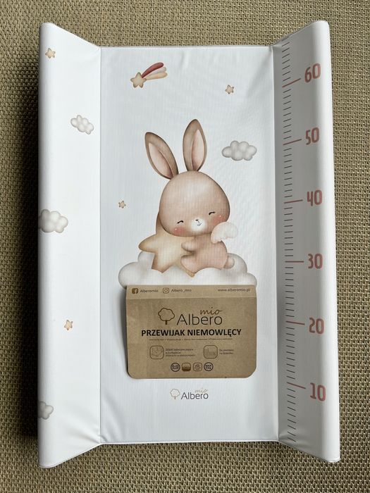 Przewijak twardy Albero Mio „Abi”, 47×70 cm