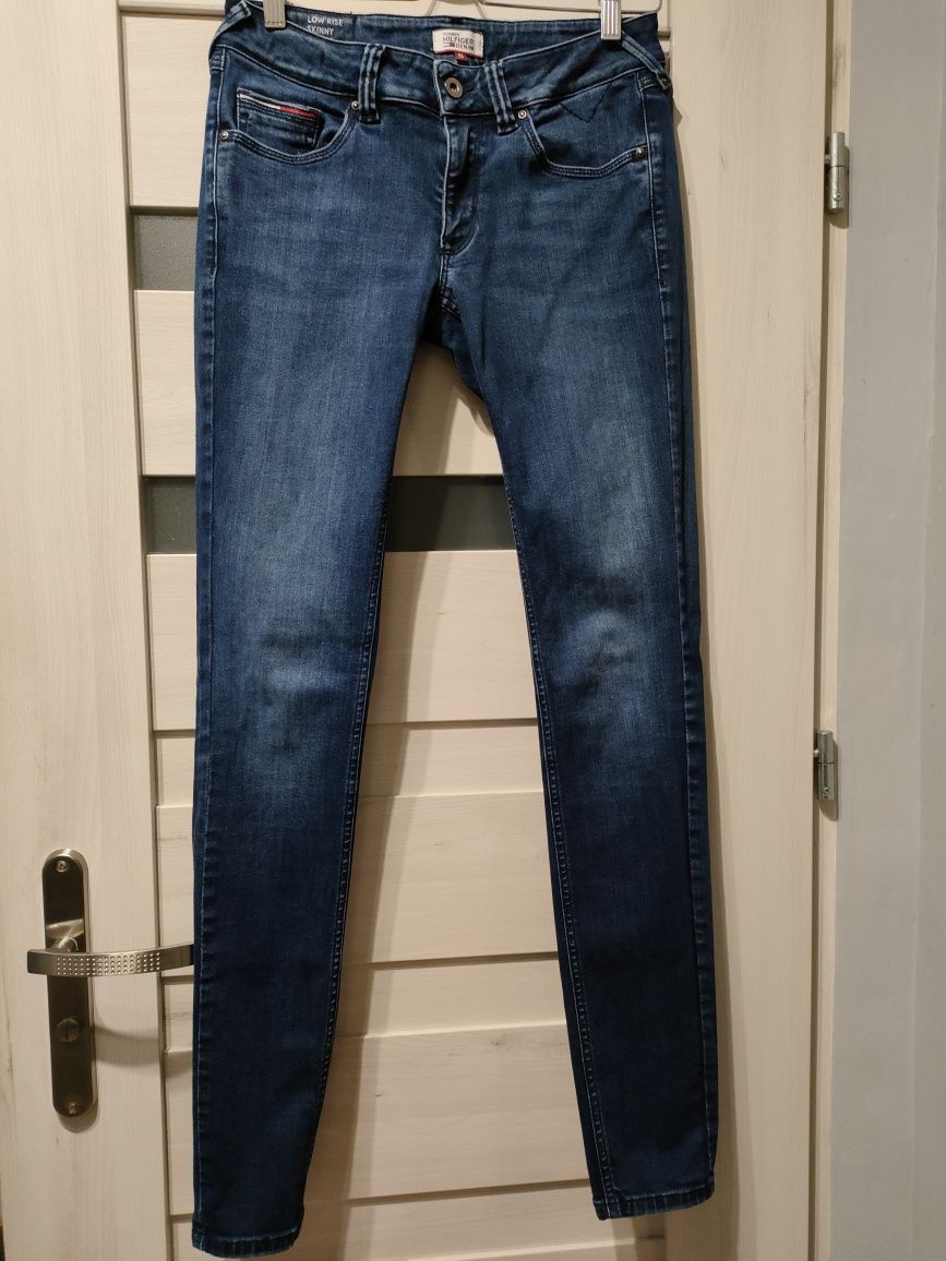 Jeansy rurki slim Tommy Hilfiger 29/34 jak nowe