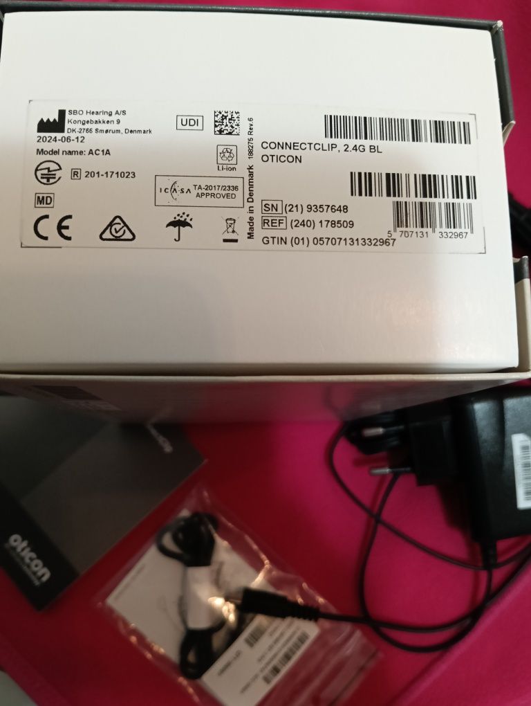Connectclip Oticon mikrofon zdalny