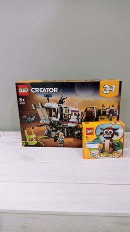 Dwa zestawy: LEGO 31107 Creator-Łazik kosmiczny /LEGO 40417 Rok Bawoła