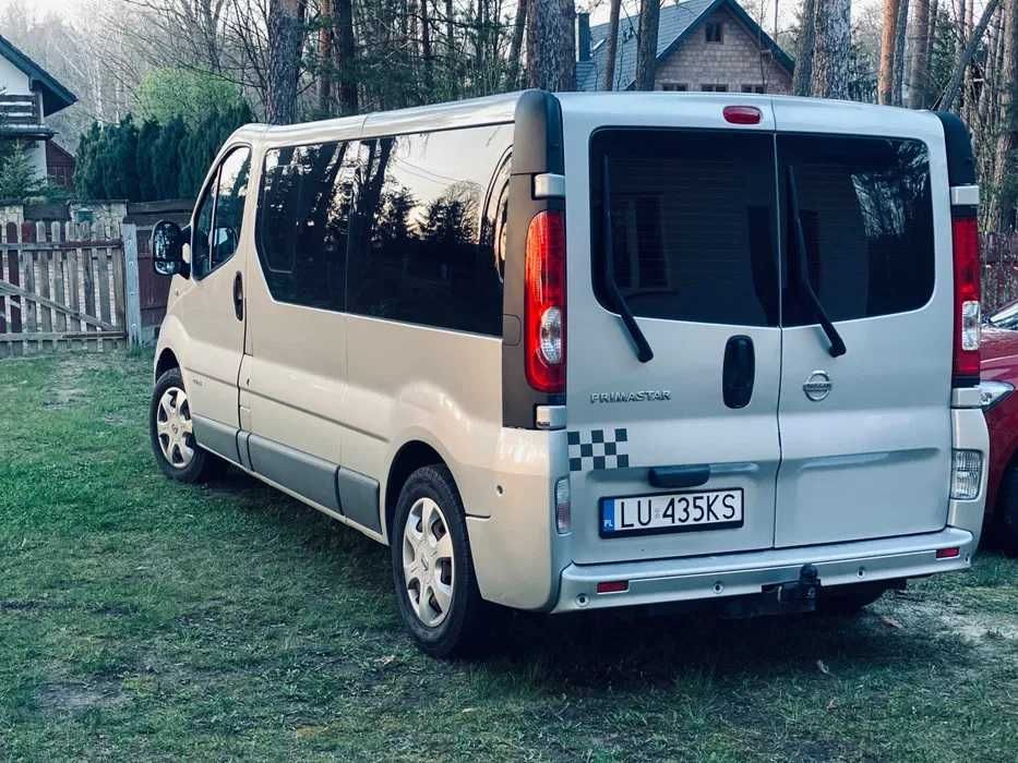 Wynajem bus 9 osobowy kat B Vivaro Trafic Primastar od 150zł/doba