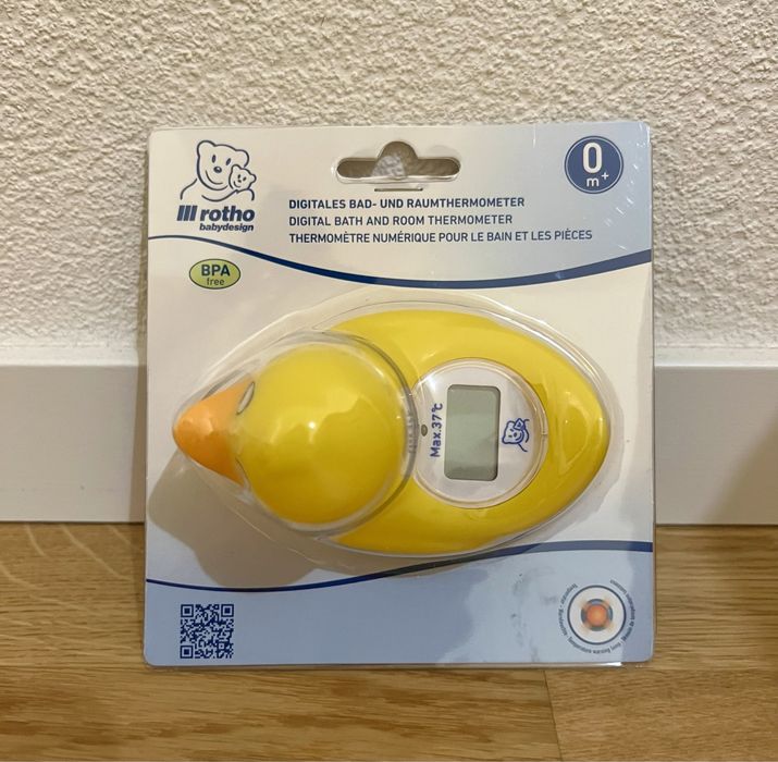 Цифровий термометр для ванни та кімнати Rotho Babydesign - уточка